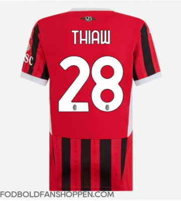 AC Milan Malick Thiaw #28 Hjemmebanetrøje Dame 2024-25 Kortærmet